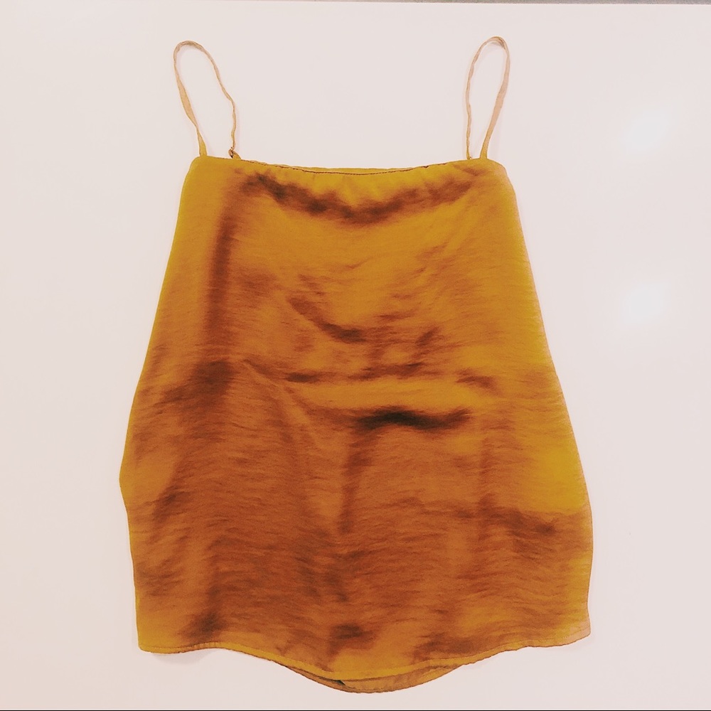 Forever 21 satin spaghetti strap top